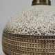 Round art deco ceramic lamp besnard style