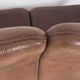 De Sede Brown Leather Ds 50 Sofa, 1970s