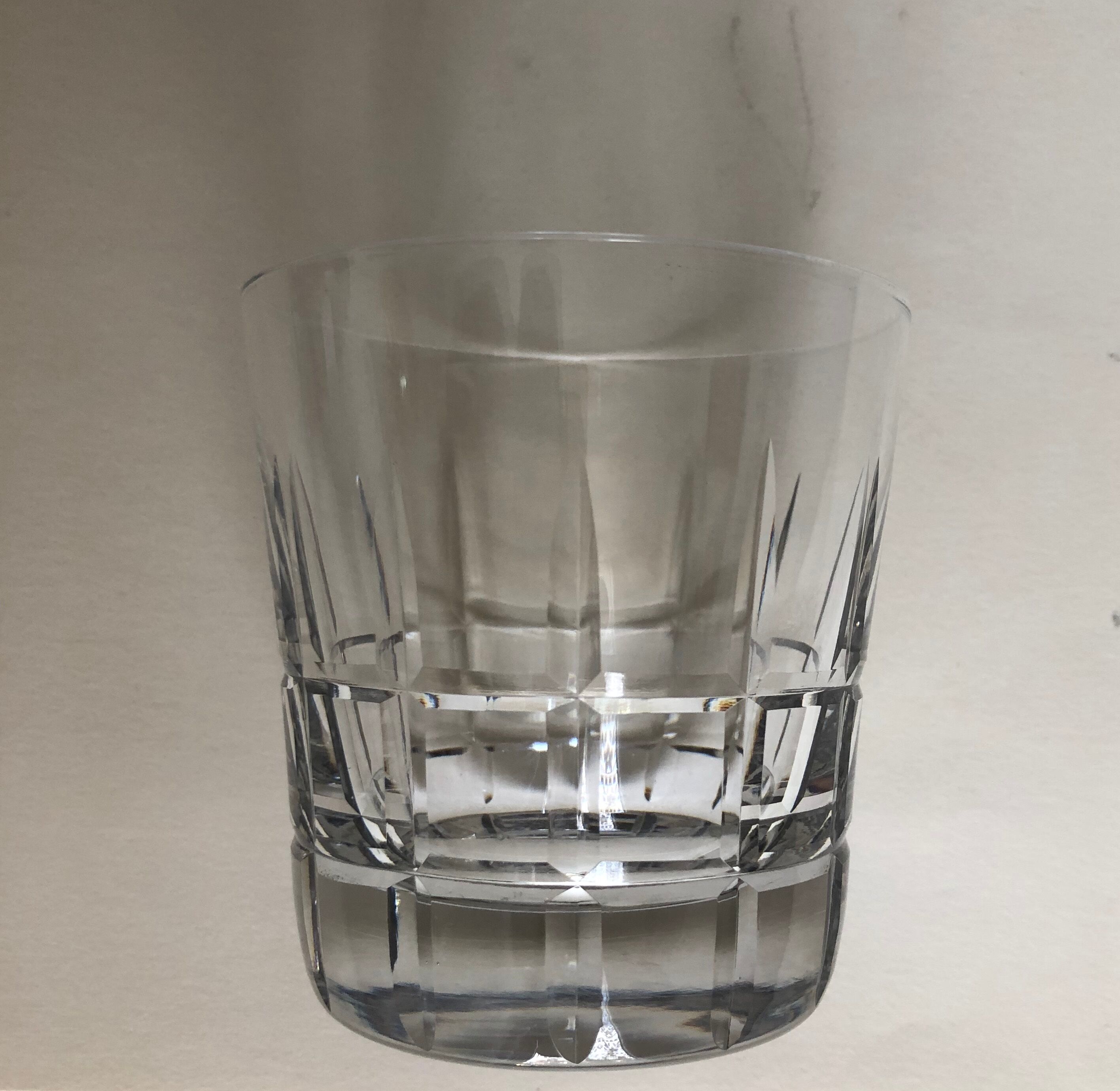 Cut crystal whiskey service