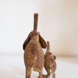 Iron and brass elephants