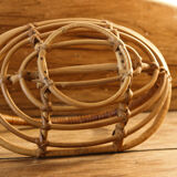 Rattan egg basket