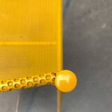 Italian perforated metal chair from the mid-century space age, 1960s.