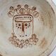 Vallauris empty pocket bowl, ceramic signed by Alain Rufas, around 1960/70.