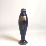 Soliflore Pinon Heuzé blue and gold Height 42 cm