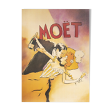 Poster couple moët champagne