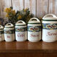 5 Louis Gueule earthenware pots