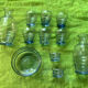 Vintage 1930s glass doll's dinette