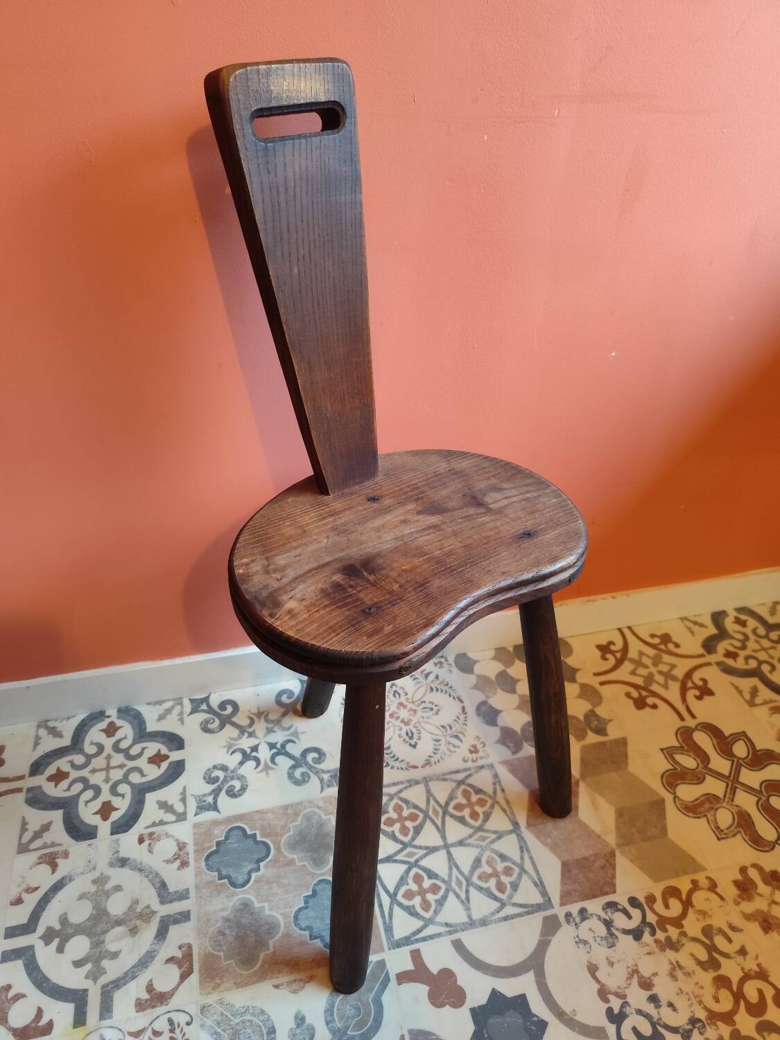 Vintage brutalist chair