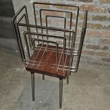 Porte-revue chromé par Willy Glaeser pour TMP, Suisse années 1970