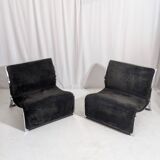 Pair of Lounge Chairs by Vittorio Introini for Saporiti, 1960s