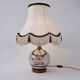 Lampe de table antique en verre mercure, galion et navire, soufflé à la main, années 1920, anglais, recâblé