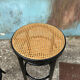 Tabourets de bar haut en rotin