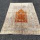Turkish Kayseri Orange Rug