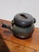 Vintage stoneware teapot from Puisaye, 1950s-60s.