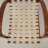 Art-deco adjustable armchair, designed by Jindrich Halabala,Restored,1930's