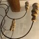 Wooden and iron suspension luster