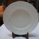 Set de 8 assiettes plates anciennes blanches
