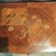 Flower marquetry bedside table in Louis XV style