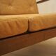 Danish oak sofa with leather upholstery, 1960s