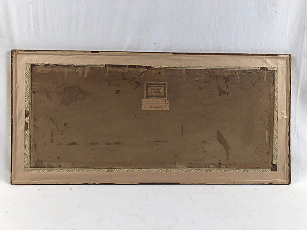 Watercolor early twentieth, "on a cherry branch"