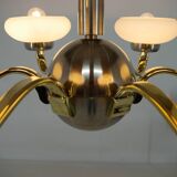 Large Art Deco Chandelier, 1930s, Restored