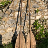 Pair of old oars