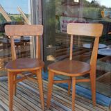 Pair of 1950s bistro chairs