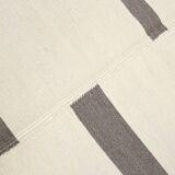 Beige & Gray Ethnic Kilim Rug, 225x276Cm