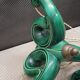 Chandelier 3 arms ceramic green art deco