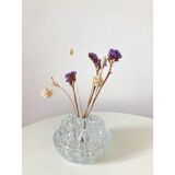 Vase pique fleurs en verre