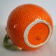 Vintage orange slipware ceramic jug