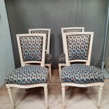 Set of 4 Louis XVI style chairs
