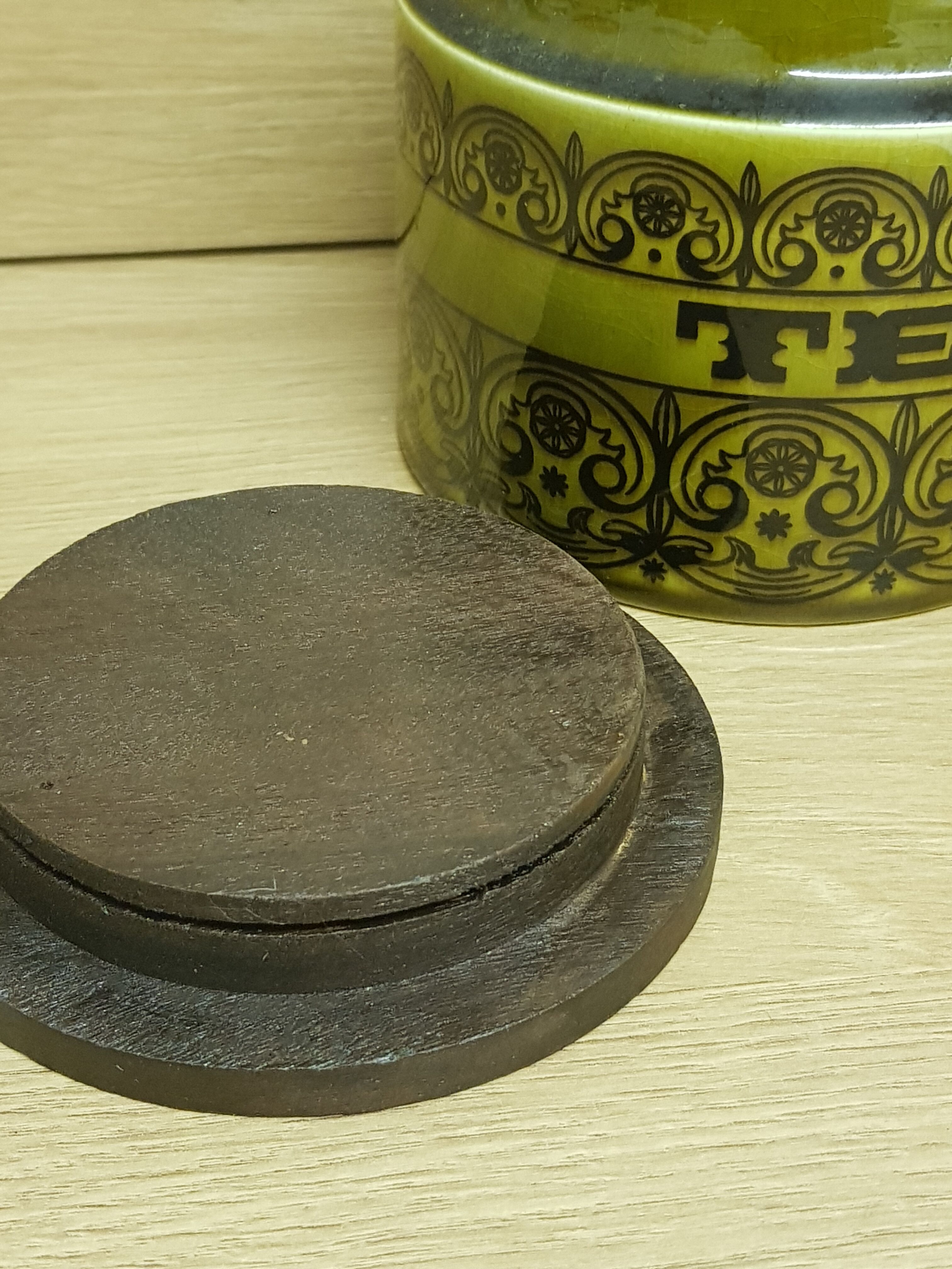 70's Hornsea ceramic tea jar