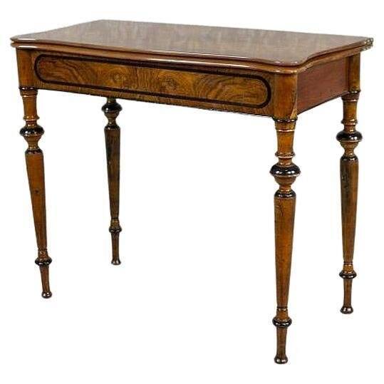 Late 19th Century Game Table with Hidden Drawer, 1890s