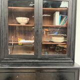 Sideboard - showcase 2 old body in blackened wood