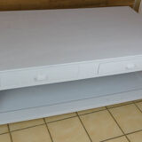 large coffee table with 4 drawers