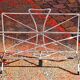 Vintage chrome metal magazine rack