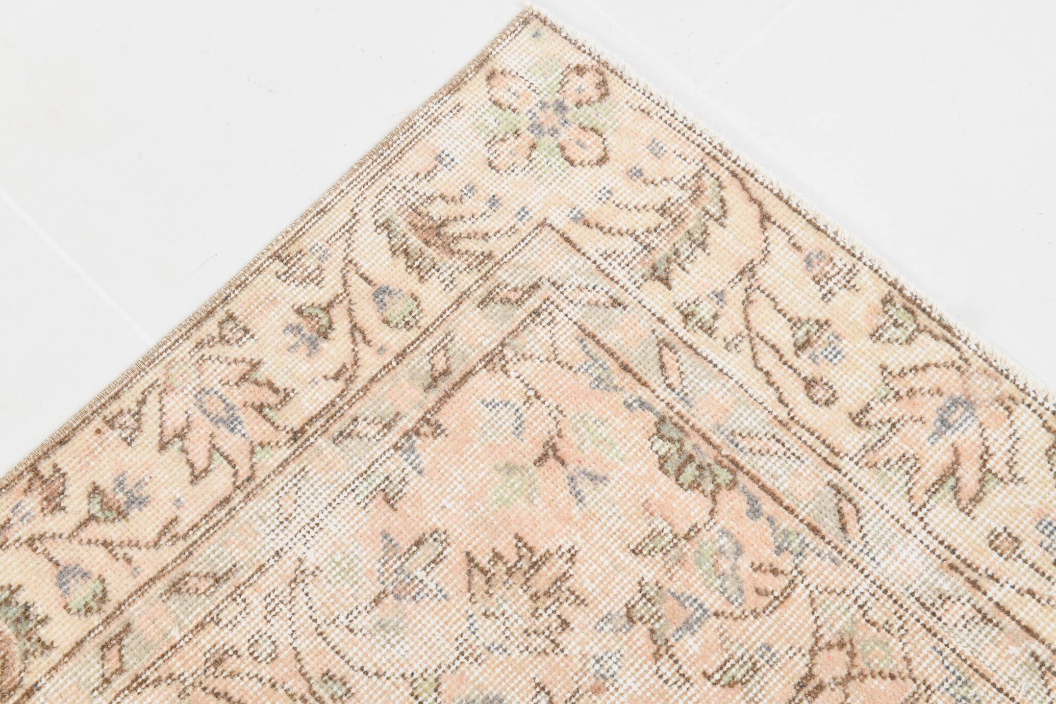 5x9 Peach Orange Turkish Rug, 154x26Cm