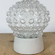 Vintage White Porcelain Ceiling Light, 1970s