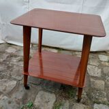Table desserte roulante