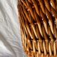 Panier en osier vintage