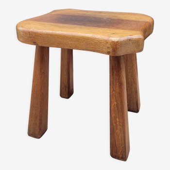 Tabouret bois massif quadripode