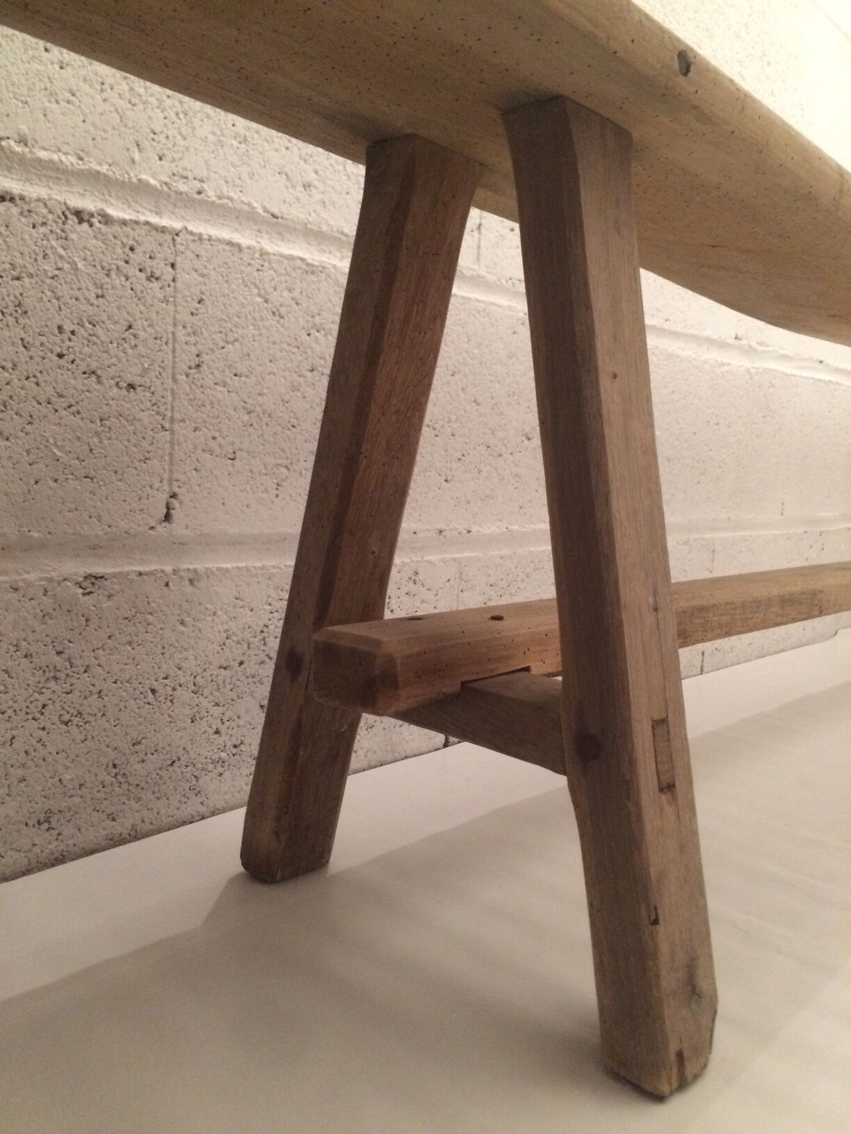 Farm bench authentic wooden