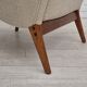 Années 1960, design danois par Alf Svensson pour Fritz Hansen, fauteuil retapissé modèle 4331