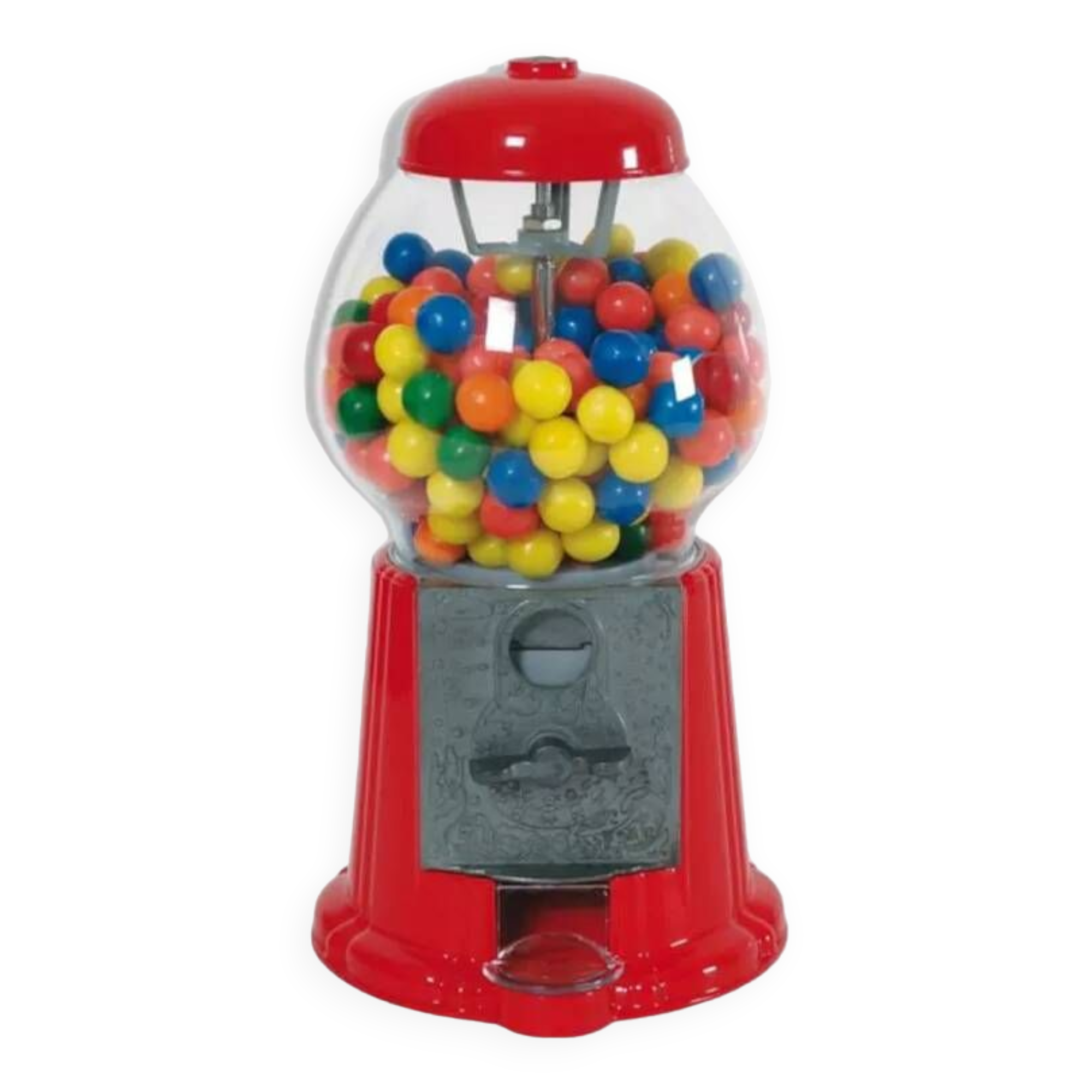 Metal and glass candy dispenser