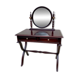 Traditional style solid wood dressing table with two drawers