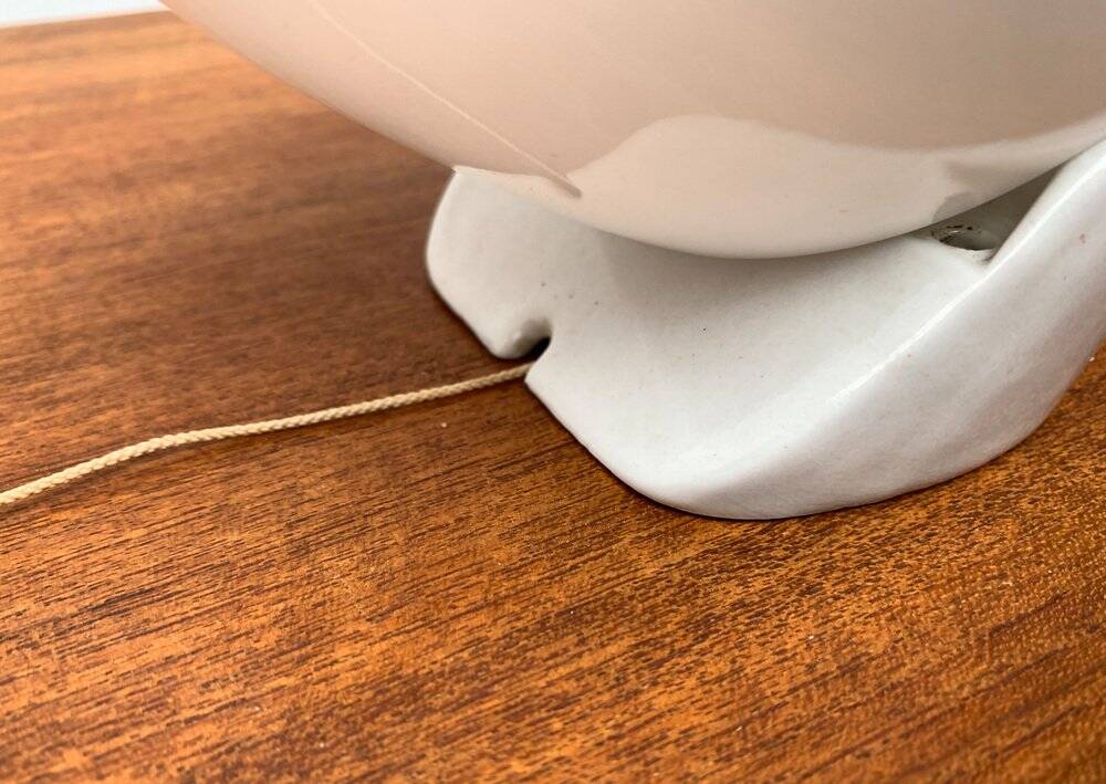 Applique murale allemande du milieu du siècle en verre et céramique par Wilhelm Wagenfeld pour Lindner