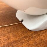 Applique murale allemande du milieu du siècle en verre et céramique par Wilhelm Wagenfeld pour Lindner