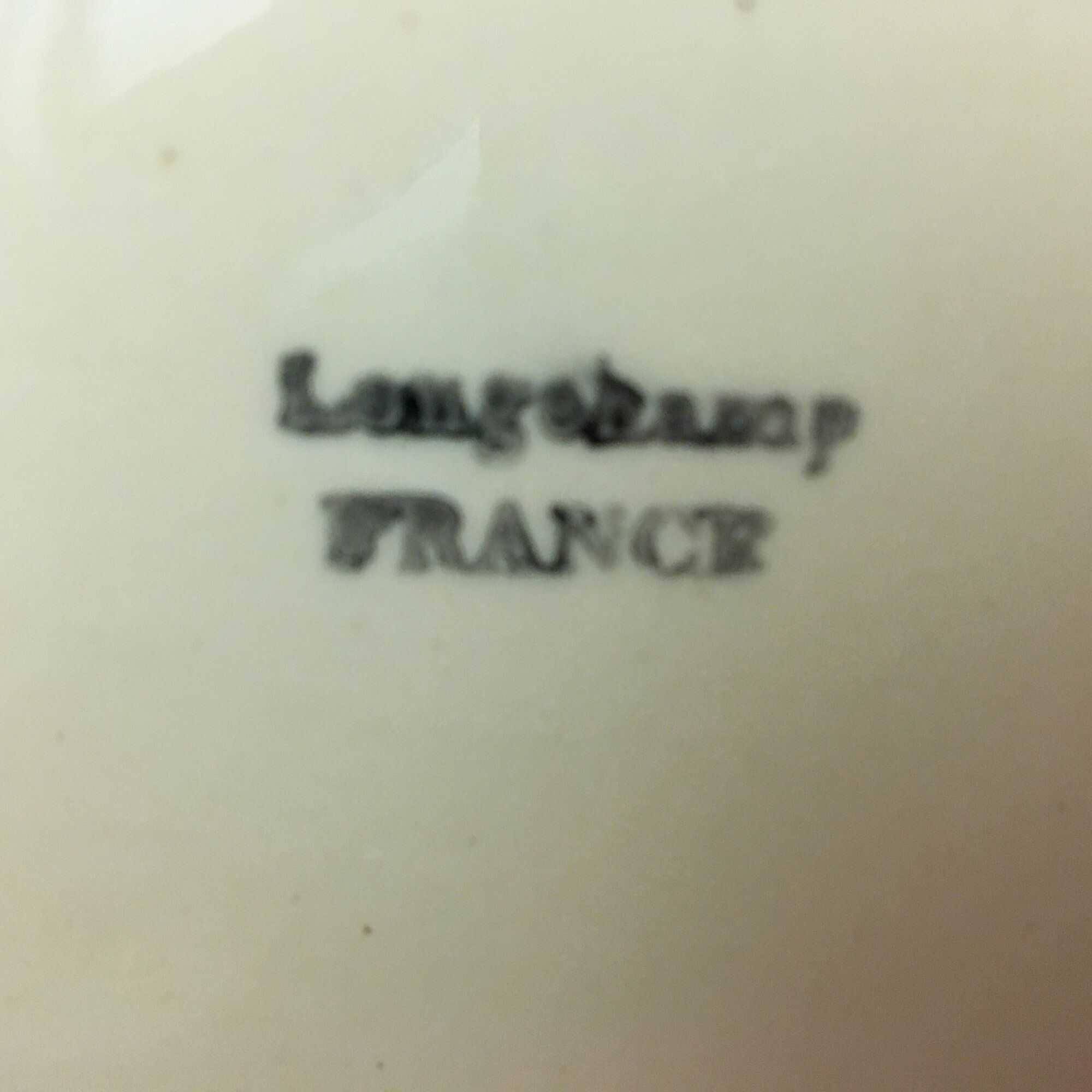 6 Flat plates Faiencerie "Longchamp – France"