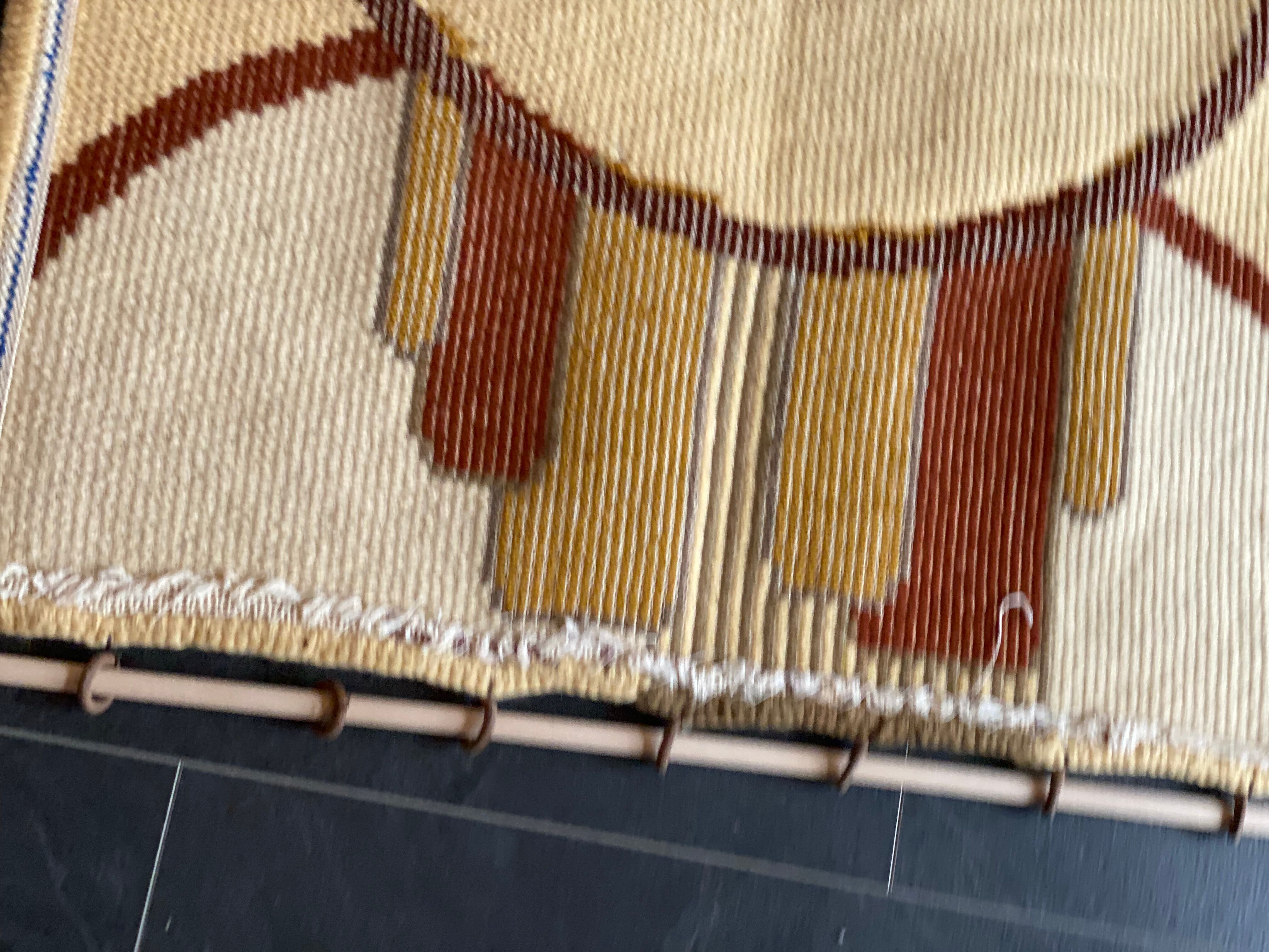 Tenture murale en macramé vintage fait à la main